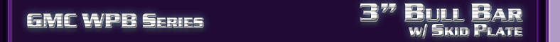 GMC 3" Bull Bar