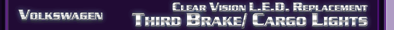 Volkswagen Third Brake Lights